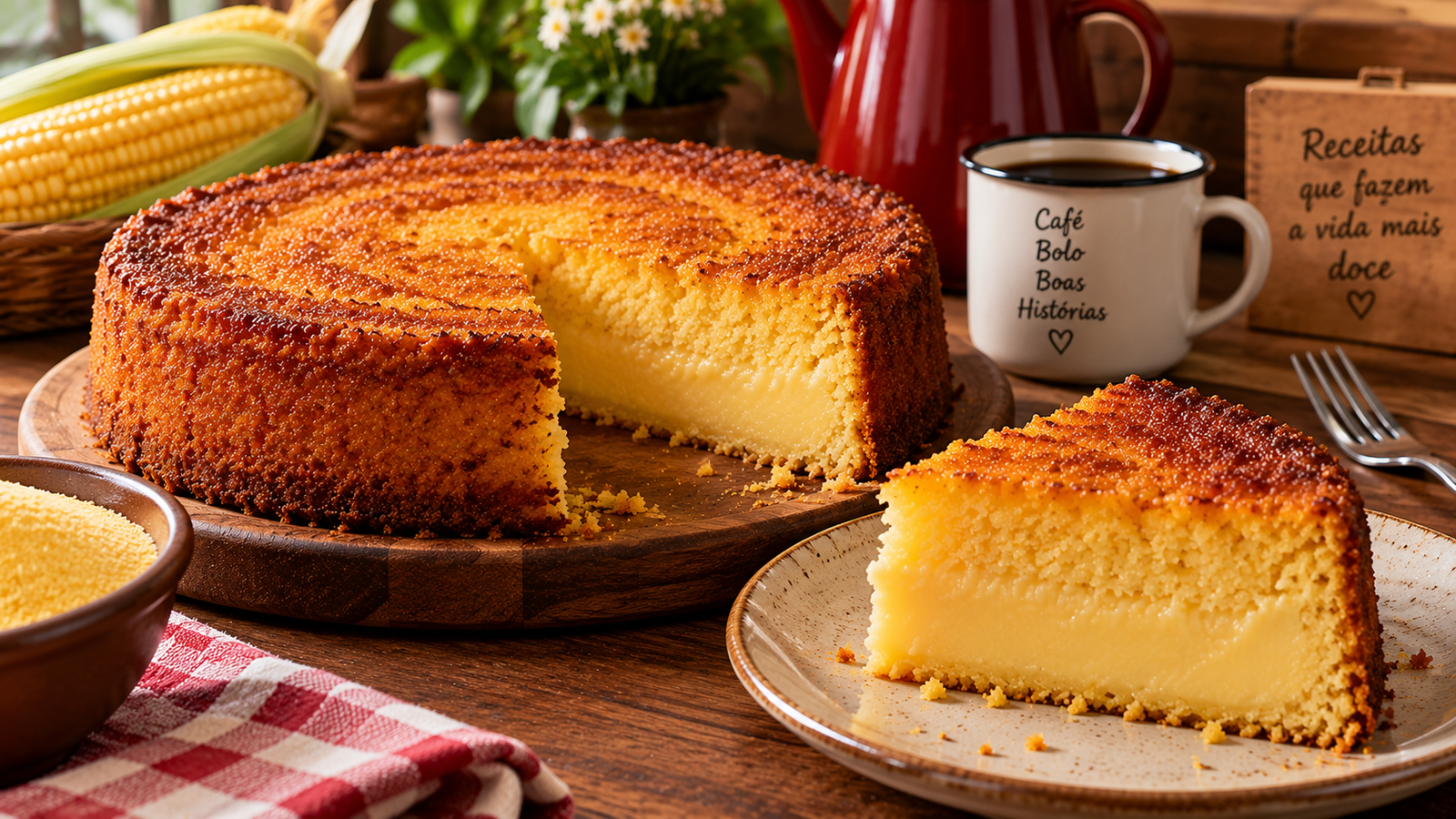 Bolo de Fubá Cremoso: Receita Tradicional, Fácil e com Gostinho de Casa