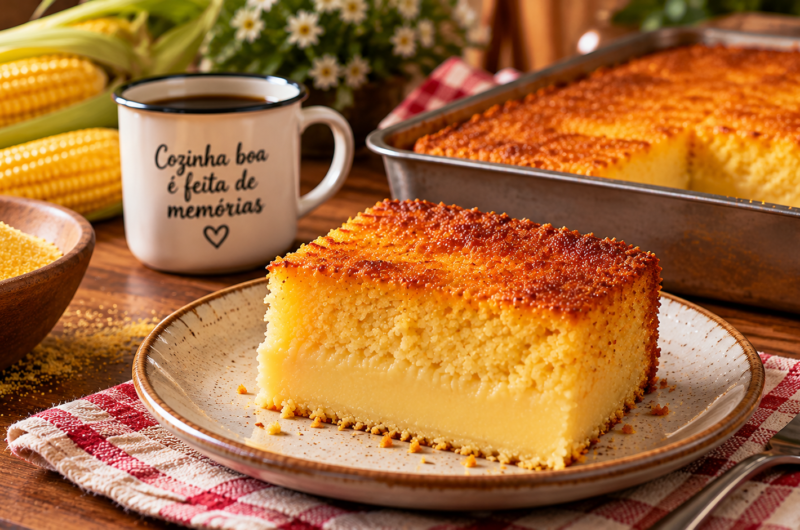 Bolo de Fub&aacute; Cremoso: Receita Tradicional, F&aacute;cil e com Gostinho de Casa