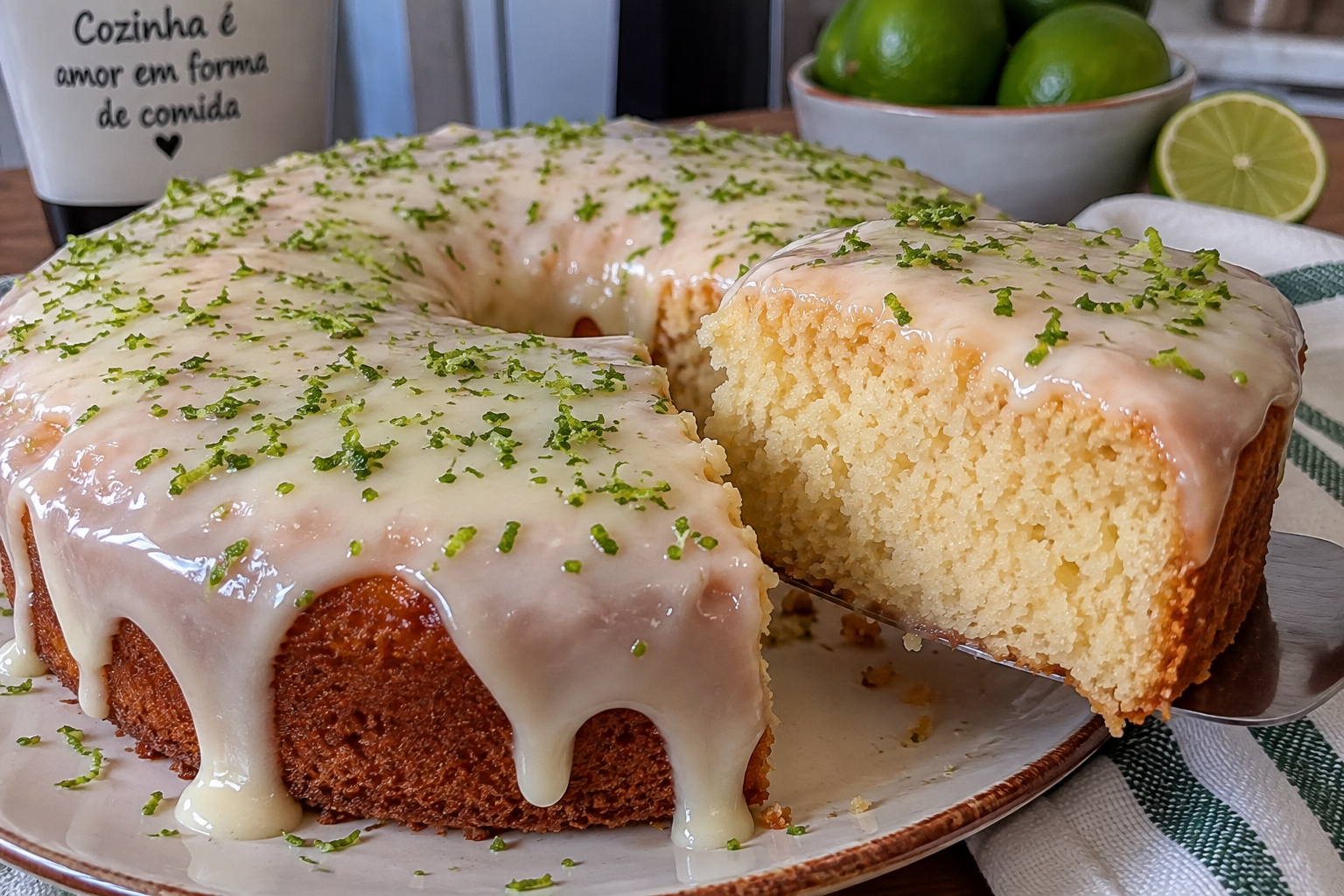 Bolo de Limão Fofinho com Cobertura Cremosa: Fácil, Molhadinho e Irresistível