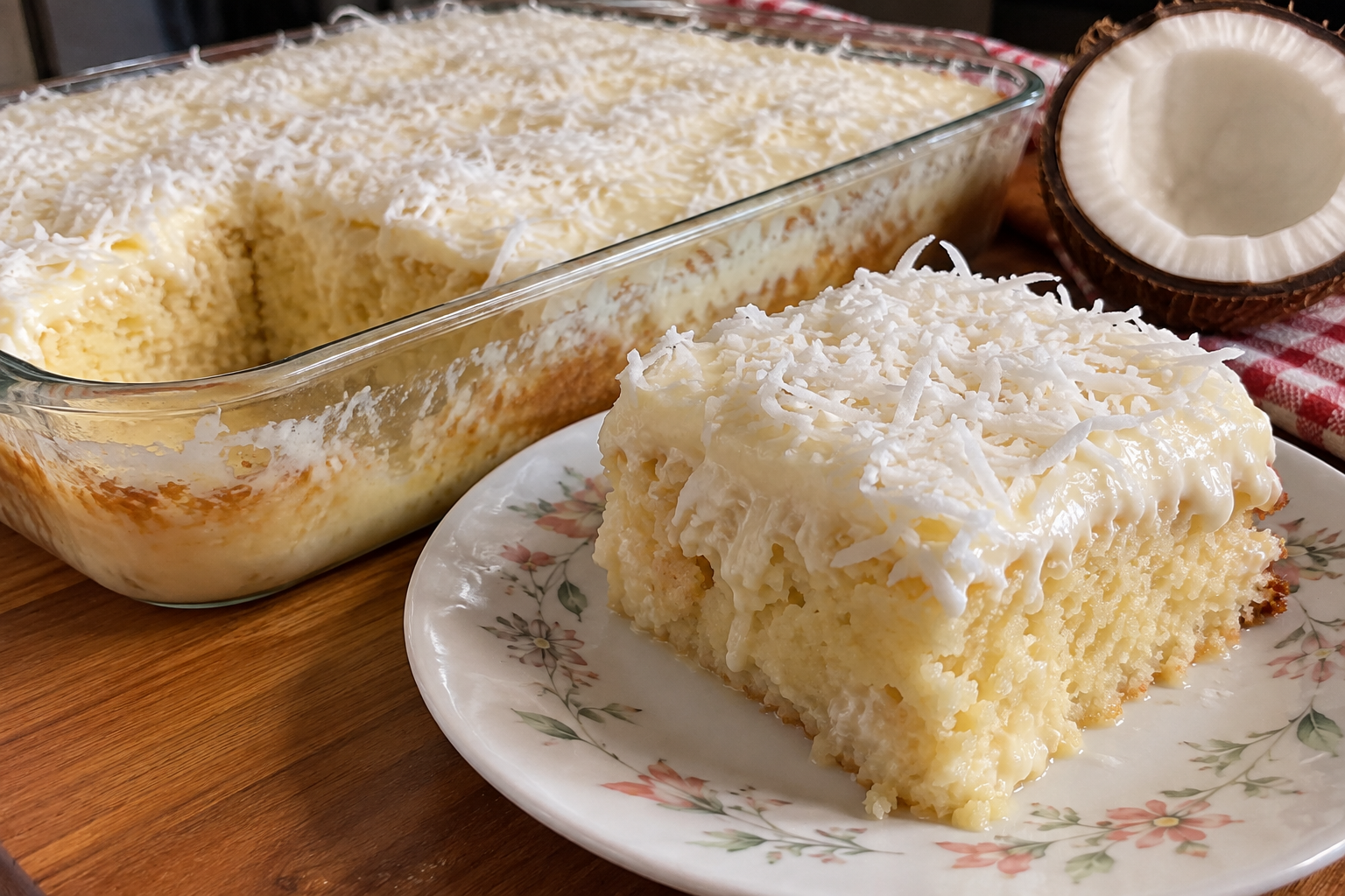 Bolo de Coco Gelado: uma receita molhadinha, cremosa e perfeita para servir bem fria